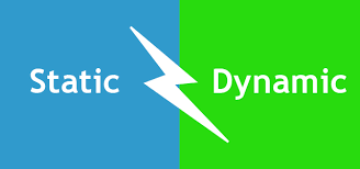 Static & dynamic websites